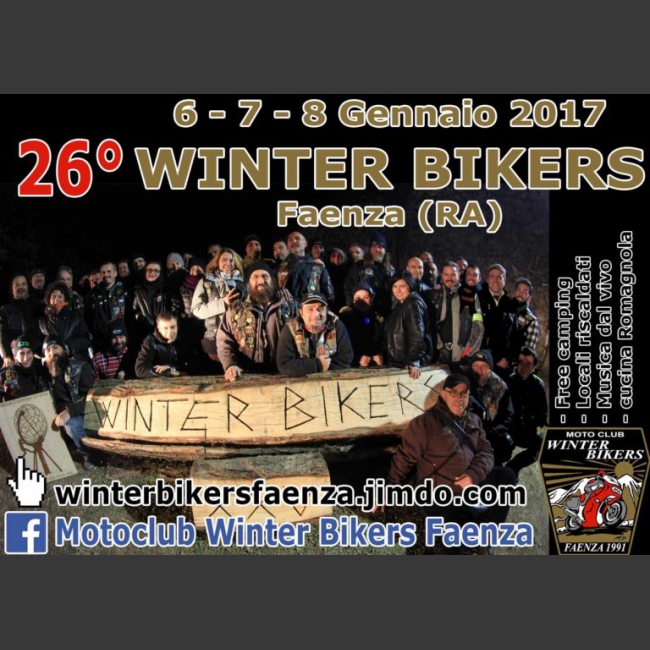 Мотоклуб Winter Байкеры Faenza ждет вас на пруд Солнца !!!